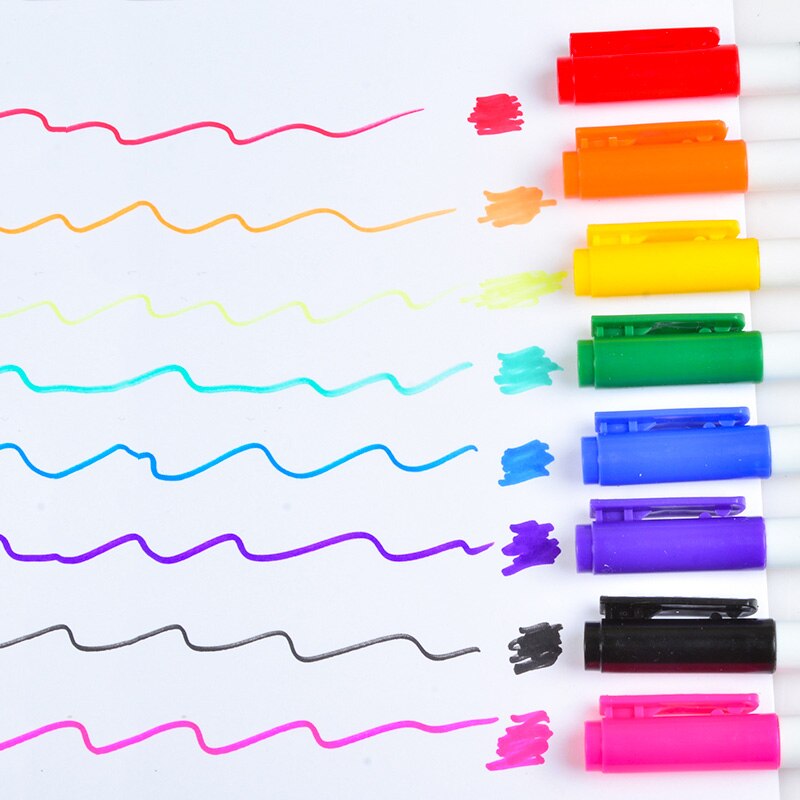 Fabric Paint Markers DIY Set, 12 Permanent Colors by HitMyNeed