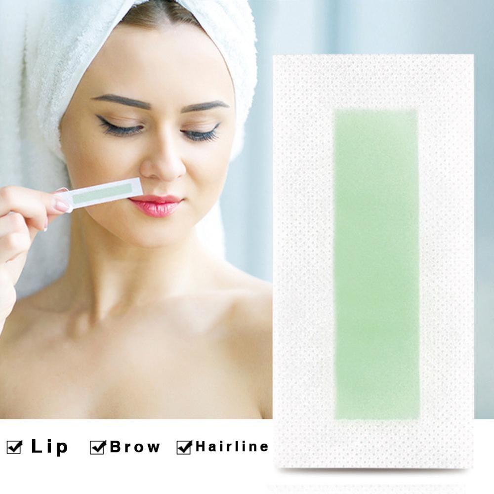 Face Wax Strips 24-Pack DIY Hair Removal Set by HitMyNeed