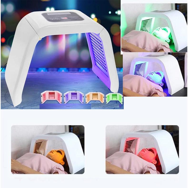 Facial LED Multi-Color Light Therapy Mask by HitMyNeed