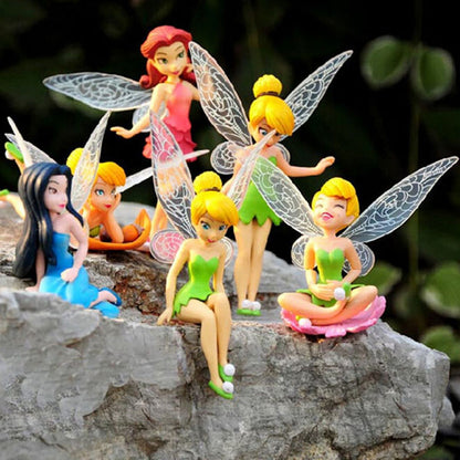 Fairy Figurines Miniature Garden Decorations, 6pcs by HitMyNeed