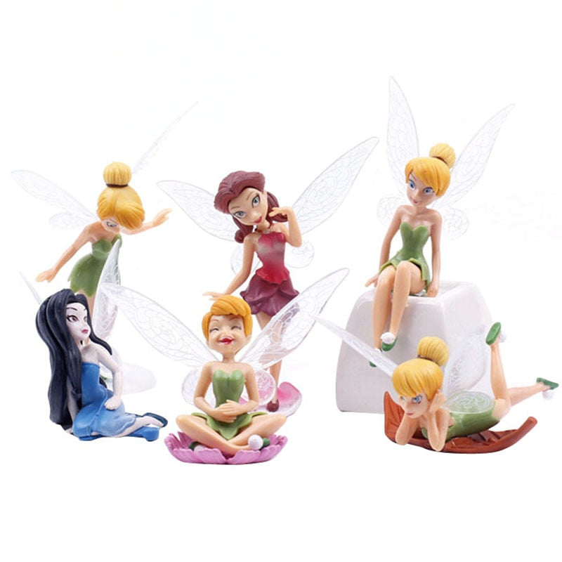 Fairy Figurines Miniature Garden Decorations, 6pcs by HitMyNeed
