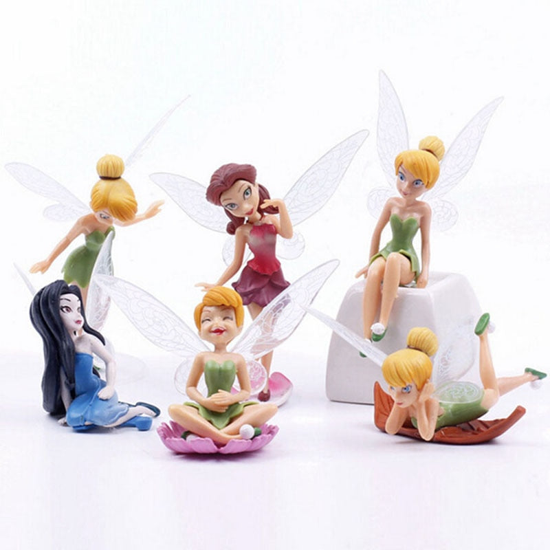 Fairy Figurines Miniature Garden Decorations, 6pcs by HitMyNeed