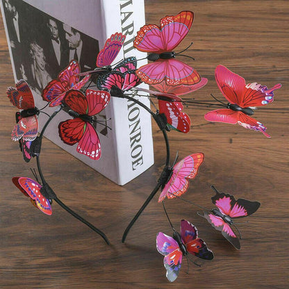 Fairy Wreath Butterfly Headband for Women by HitMyNeed