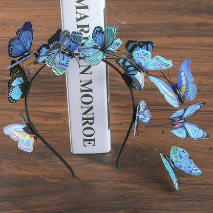 Fairy Wreath Butterfly Headband for Women by HitMyNeed
