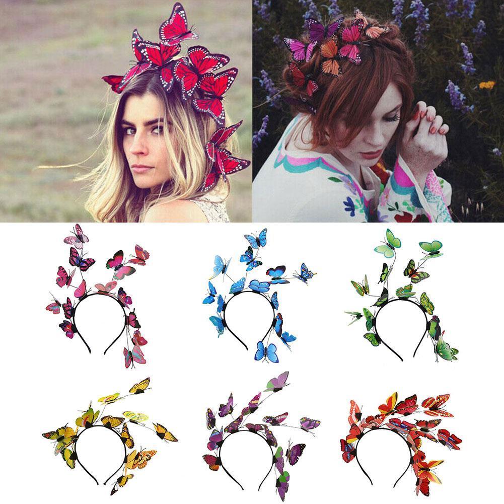 Fairy Wreath Butterfly Headband for Women by HitMyNeed