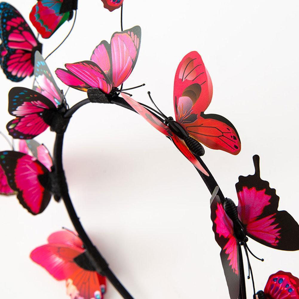 Fairy Wreath Butterfly Headband for Women by HitMyNeed