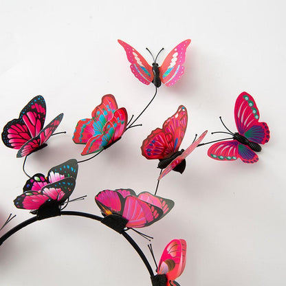 Fairy Wreath Butterfly Headband for Women by HitMyNeed