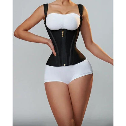 Fajas Colombianas Double Compression Waist Trainer Vest black xs by HitMyNeed