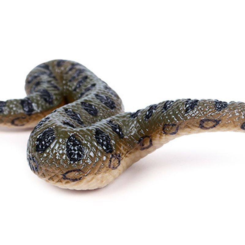 Fake Anaconda Realistic Rubber Snake Prop by HitMyNeed