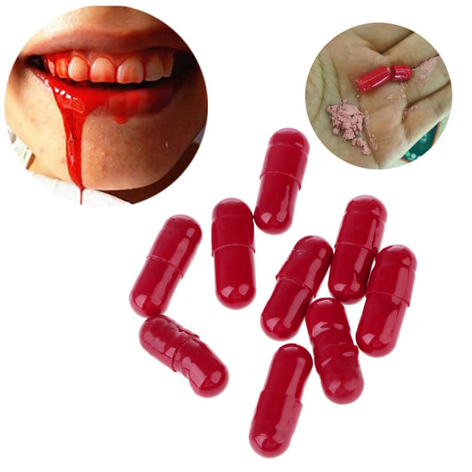 Fake Blood Capsules 3-Pack for Realistic Effects by HitMyNeed