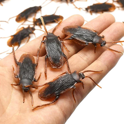 Fake Cockroaches Prank Toy Set (10 Pieces) by HitMyNeed