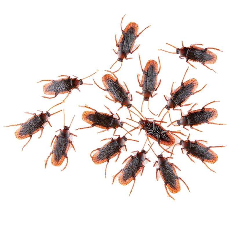 Fake Cockroaches Prank Toy Set (10 Pieces) by HitMyNeed