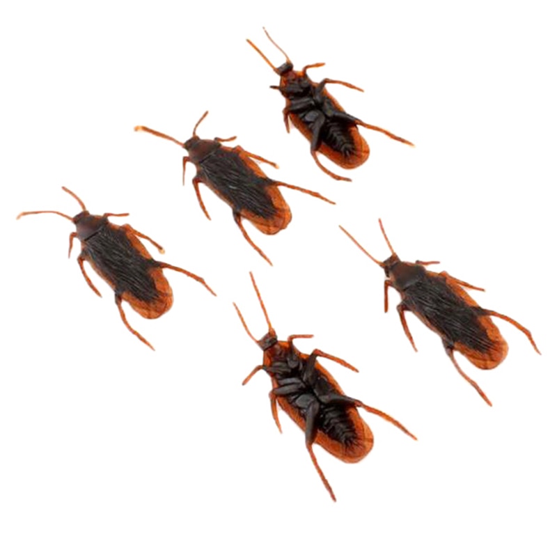 Fake Cockroaches Prank Toy Set (10 Pieces) by HitMyNeed