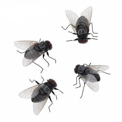 Fake Fly Fridge Magnets Set of 4 by HitMyNeed
