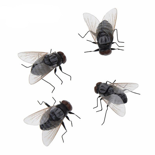 Fake Fly Fridge Magnets Set of 4 by HitMyNeed