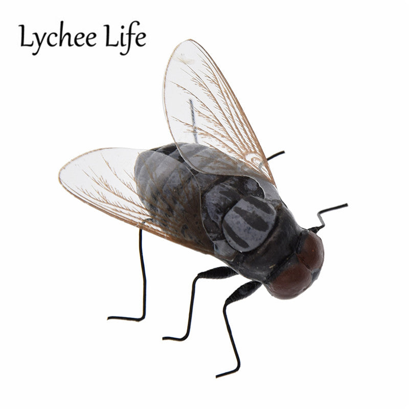 Fake Fly Fridge Magnets Set of 4 by HitMyNeed