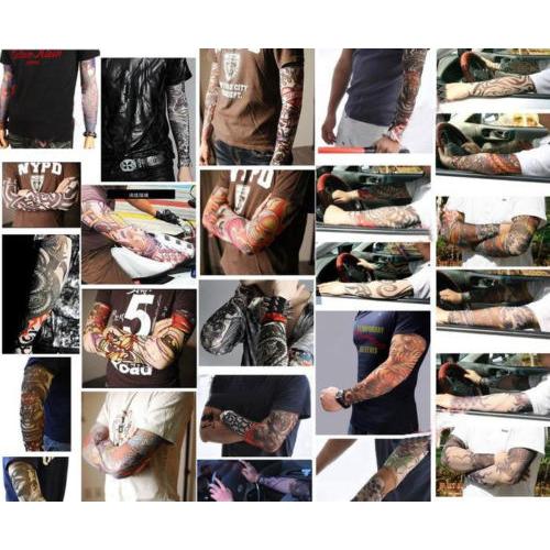 Fake Full Arm Tattoo Sleeves 6-Pack by HitMyNeed