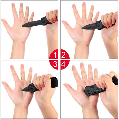 Fake Retractable Knife Prop with Disappearing Blade by HitMyNeed