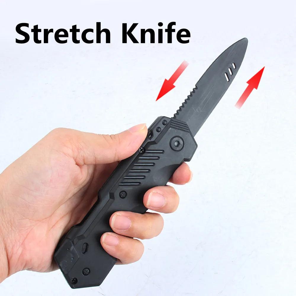 Fake Retractable Knife Prop with Disappearing Blade by HitMyNeed