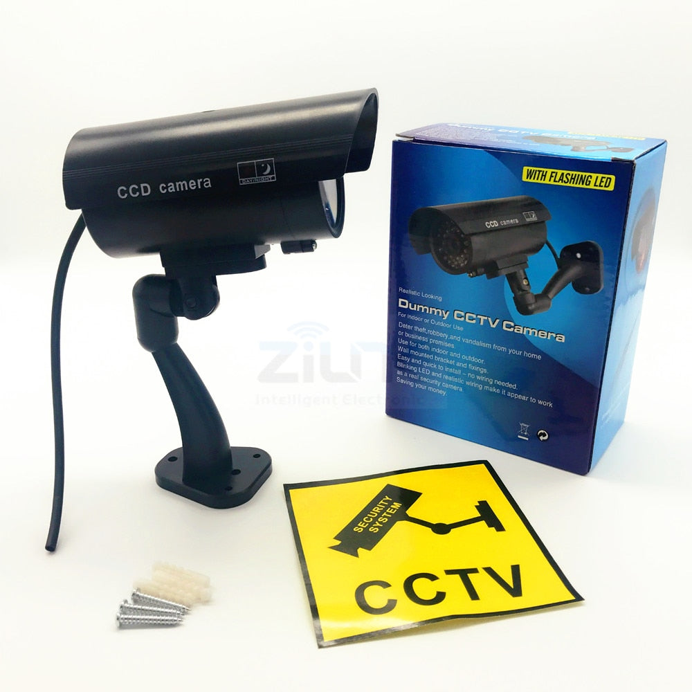 Fake Security Camera with Flashing LED for Home & Office by HitMyNeed
