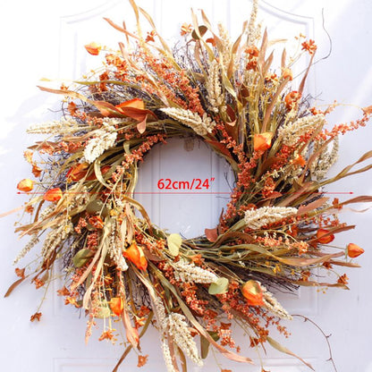Fall Hanging Artificial Door Wreath 24 Inch by HitMyNeed