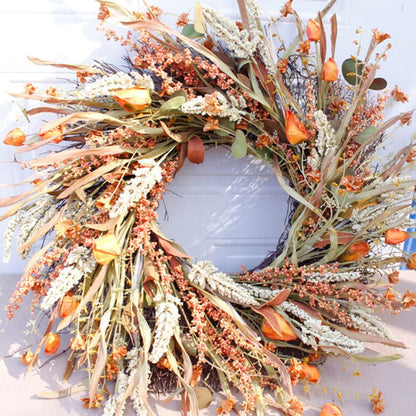Fall Hanging Artificial Door Wreath 24 Inch by HitMyNeed