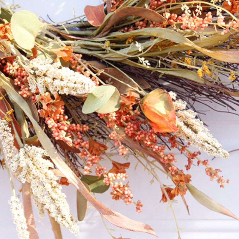 Fall Hanging Artificial Door Wreath 24 Inch by HitMyNeed