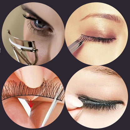 False Eyelash Stapler with 45 Cluster Lashes by HitMyNeed