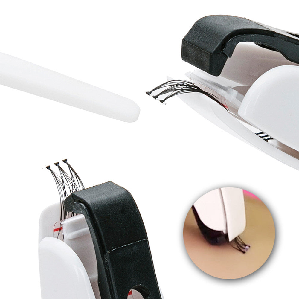 False Eyelash Stapler with 45 Cluster Lashes by HitMyNeed