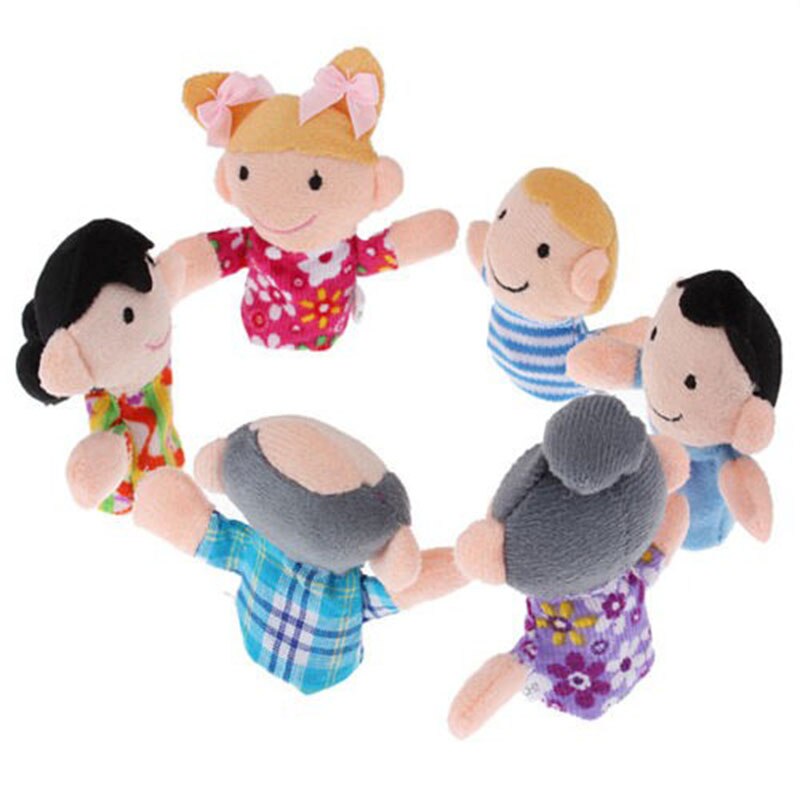 Family Finger Puppets Set for Kids Learning & Play by HitMyNeed