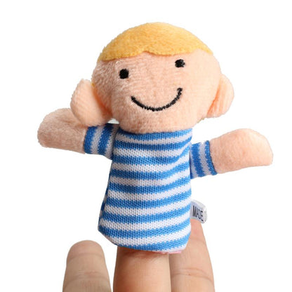 Family Finger Puppets Set for Kids Learning & Play by HitMyNeed