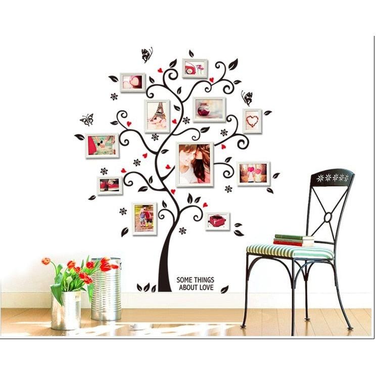Family Tree Photo Wall Vinyl Decal by HitMyNeed