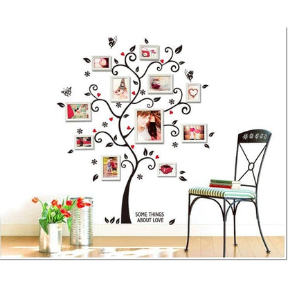 Family Tree Photo Wall Vinyl Decal by HitMyNeed