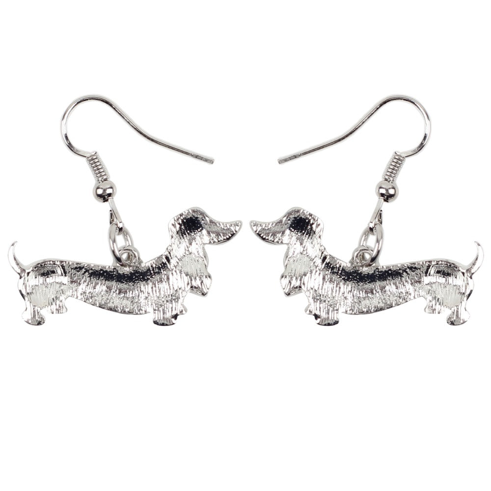 Fashion Dangle Dachshund Earrings for Dog Lovers by HitMyNeed