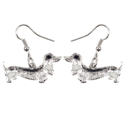 Fashion Dangle Dachshund Earrings for Dog Lovers by HitMyNeed