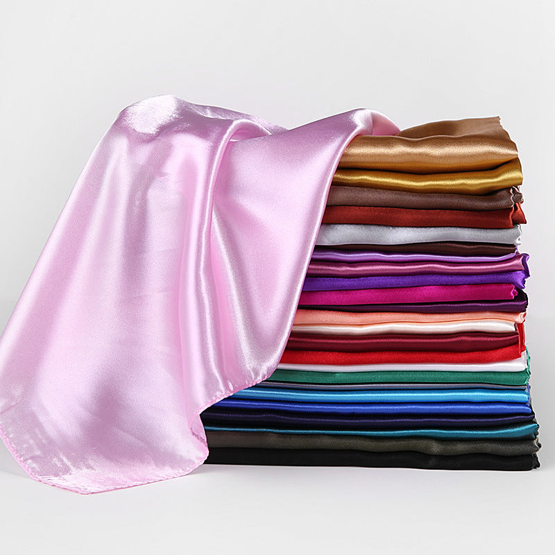 Fashion Square Satin Head Scarf 90 x 90cm by HitMyNeed