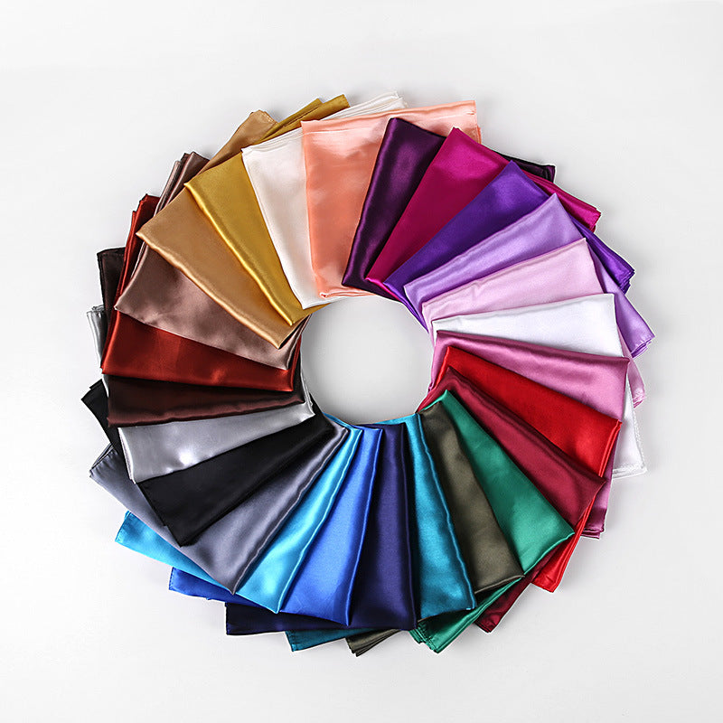 Fashion Square Satin Head Scarf 90 x 90cm by HitMyNeed