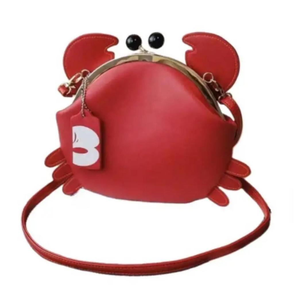 Fashionable Crossbody Crab Bag with Kiss Lock by HitMyNeed