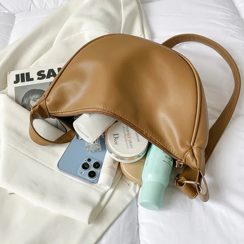 Fashionable Half Moon Shoulder Bag Crossbody by HitMyNeed