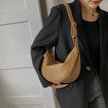 Fashionable Half Moon Shoulder Bag Crossbody by HitMyNeed