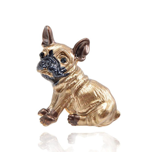 Fashionable Metal Dog Brooch Pin for Jackets & Bags by HitMyNeed