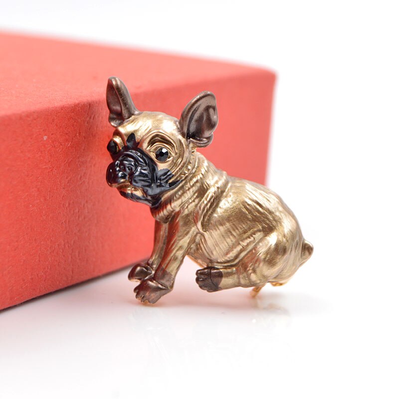 Fashionable Metal Dog Brooch Pin for Jackets & Bags by HitMyNeed