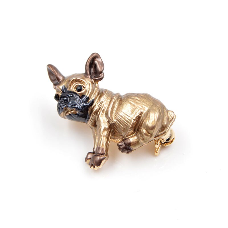 Fashionable Metal Dog Brooch Pin for Jackets & Bags by HitMyNeed