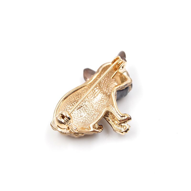 Fashionable Metal Dog Brooch Pin for Jackets & Bags by HitMyNeed