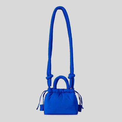 Fashionable Small Puffer Shoulder Bag blue by HitMyNeed