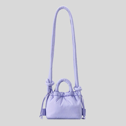Fashionable Small Puffer Shoulder Bag purple by HitMyNeed