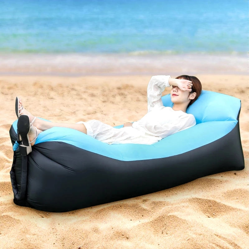 Fast Inflatable Air Sofa Bed Portable Lounger by HitMyNeed