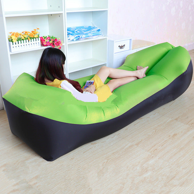 Fast Inflatable Air Sofa Bed Portable Lounger f by HitMyNeed