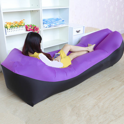 Fast Inflatable Air Sofa Bed Portable Lounger i by HitMyNeed