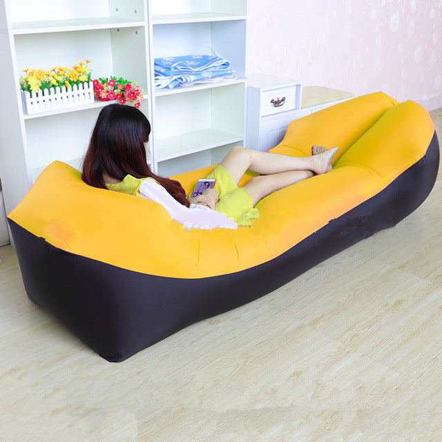 Fast Inflatable Air Sofa Bed Portable Lounger l by HitMyNeed